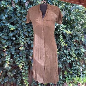 🙅🏻‍♀️ SOLD 🙅🏻‍♀️ Cleobella Pauline Olive Green Midi Dress